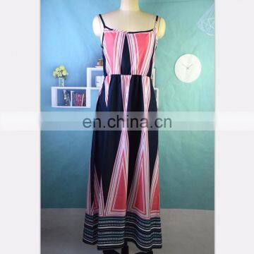 Factory Direct Summer Flower Mom Girl Long Maxi Dress Mother Daughter Matching Dress photo-4