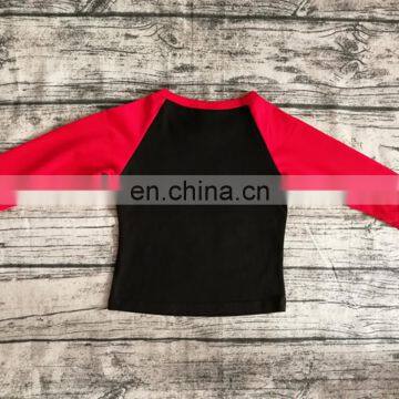 2021 Christmas Mommy and me T-shirt Tops Children Boys Girls Raglan Sleeve Tees Holiday Mom and Kids Clothing photo-4