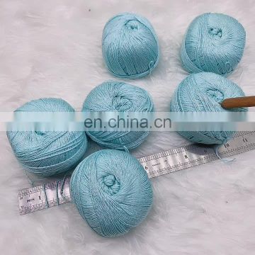 China Wholesale Lenuo 100% Cotton Yarn Slub Fancy Knitting Yarn for Crochet and Handicraft