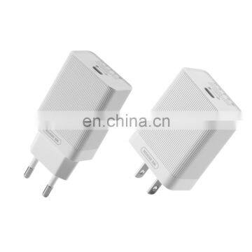 New 2019 Trending Product Type C Terminal 18W PD Power Direct Fast Charger US / EU Plug Adapter