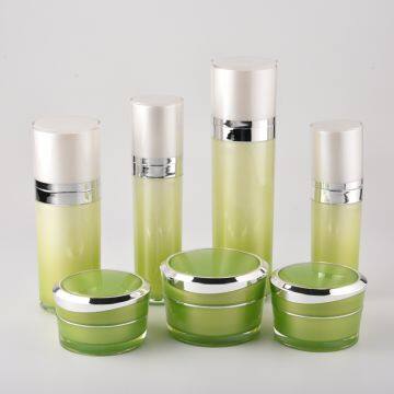 Cosmetic Skin Facial Treatment Essence Lotion Cream Bottle with pump , Unique Sustainable Cosmetic Beauty Packaging Jars