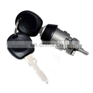 Free Shipping! STEERING COLUMN IGNITION LOCK KEYS 357905855B For VW Jetta Golf Cabrio Passat