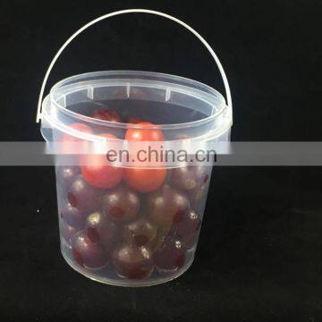 Горячее предложение: пластиковая ведро для йогурта объемом 1 литр, пищевого качества, прозрачное photo-4
