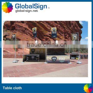 Custom trade show printed table cover