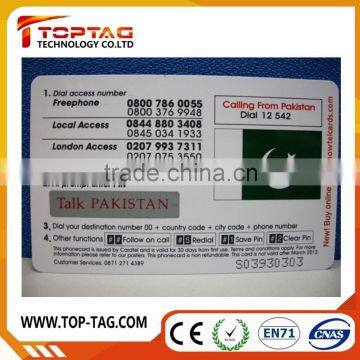 Factory Price PVC Scratch Card Printing / PVC Calling Card Quality Choice photo-2