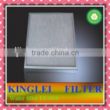 washable filter silvery white performance