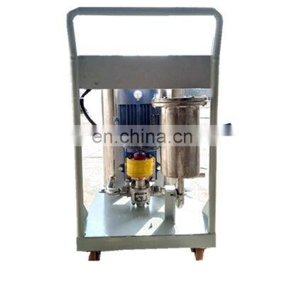 JL-I-50 Single Stage Filter Portable Stainless Steel Impurities Remover Avocado Oil Purifier photo-3