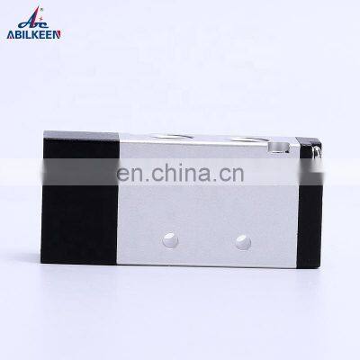 Automatic Thread Size G1/2 4A410-15 AC220V/110V AC12V/24V Pneumatic Single 5/2 Way Solenoid Air Control Valve Pneumatic Valve photo-2