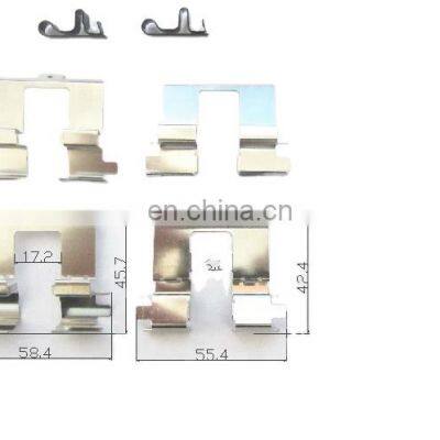 Dacromet Steel Brake Pad Clips Accessories Fitting Kits D1281