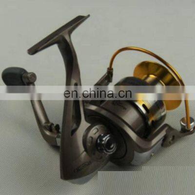 Extended neck safe spinning fishing reel