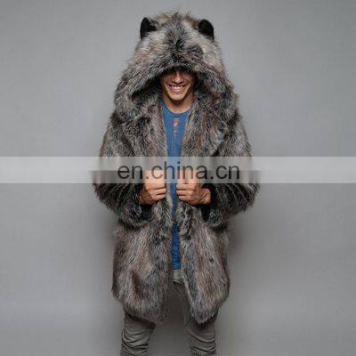 2021 New Design None Decoration Men's Coats Woolen Winter Coats