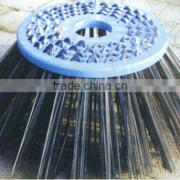 sweeper machine parts plastic plate steel wire side brush