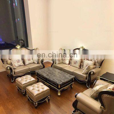 Hot Selling Modular Design Luxury India Leather Sofa Furniture photo-5