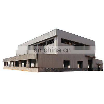 Low Cost Large Span Pre Fabricated Light Steel Framed Structure For Warehouse/Workshop Plant