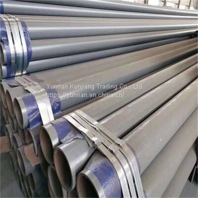 Yunnan galvanized steel pipe wholesale q235 hot dip galvanized steel pipe greenhouse vegetable steel pipe specifications are complete