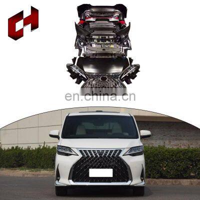 Ch Front Spoiler Trunk Wing Rear Bumper Reflector Lights Tuning Body Kit For Toyota Alphard 2015-On To Lexus Lm