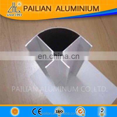 Cleanroom Aluminium Door Frame / Aluminum Channel Profiles for Clean Room / Anodized Aluminium Extrusion Clean Room Fabricate photo-4