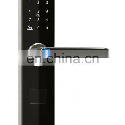 TUYA APP Smart Fingerprint Door Lock Electronic Biometric Password Hotels Smart Door Lock Manufacturer photo-5