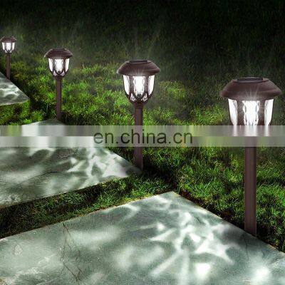 Pathway Lights Outdoor Garden Waterproof Lamp Decor Landscape Lighting Cool Warm White Solar Lawn Light