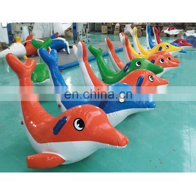 Playground Funny Water Games Seesaw Inflatable Floating Water Totter Pool Toys Air Seesaw