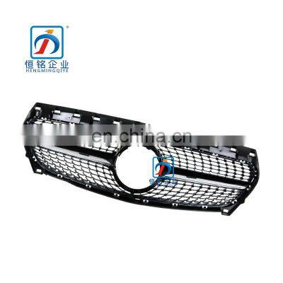 Black Fashion Diamond Grille Front Diamond Grill for A Class W176