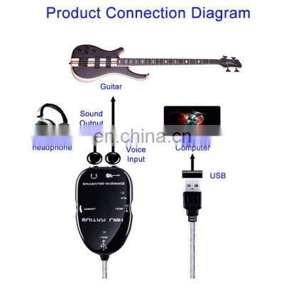 Factory Wholesale High Quality 3 In 1 Conversion Cable Usb Guitar Link Cable photo-5