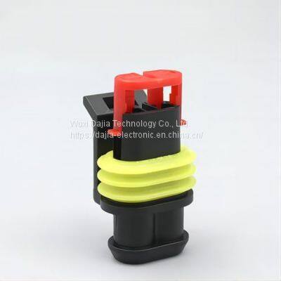 TE Rubber Shell and Accessories 282080-1 Automotive Connector 2P RECEPTACLE