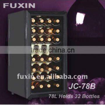 FUXIN:JC-78B.Thermoelectric wine cooler /wine chiller .