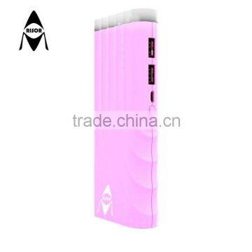 Customized unique slim name card power bank 10000mah