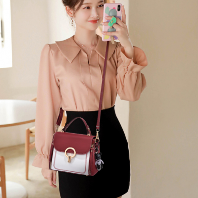 ZTSB-0077,factory Handbag pu Lady Single Shoulder Crossbody Fashion Small Square Bag photo-5