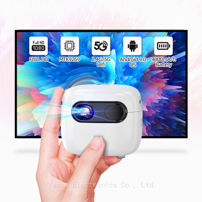 Best buy android portable bluetooth wifi battery powered projector apple compatible