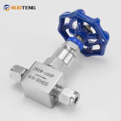 [RUOTENG] Stainless Steel High Pressure Double Ferrule Grafoil Seal One Piece Needle Valve photo-4