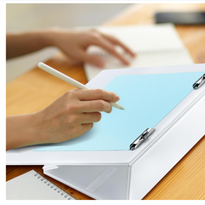 Adjustable PP Folding Slant Writing Board 14x12 Inch White