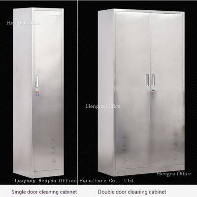 Durable Stainless Steel Cleaning Cabinet With Drying Rod and Secure Lock – Designed for Restaurants, Gyms, and Public Buildings photo-1