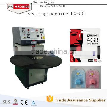 blister card sealing machine make blister and paper card together