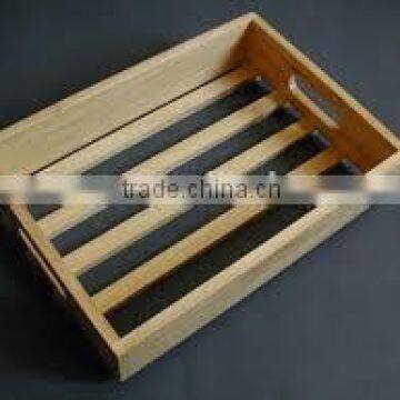 Natural Wood Wooden Serving Tray Wholesale For Tea photo-5