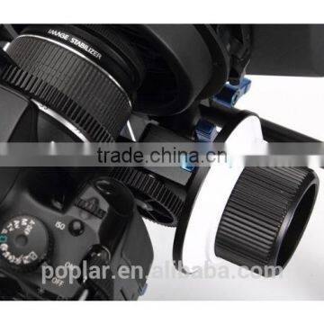 Poplar DSLR Shoulder PAD Support Mount Rig+Hand Grip+Follow Focus+Digital Matte Box M3 Video Movie Kit For DV HDV HD Camcorder D photo-3