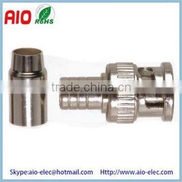 2 piece 50 Ohm BNC Male Crimp Connector for RG59 & RG62 cable