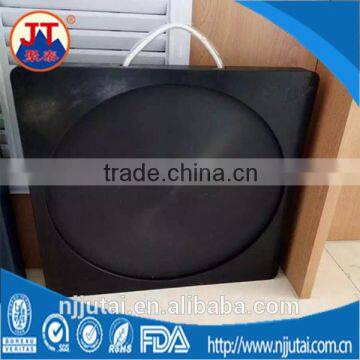 CNC machining black UHMWPE outrigger pad crane pad