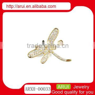 Hot gold arabic jewellery dragonfly brooch