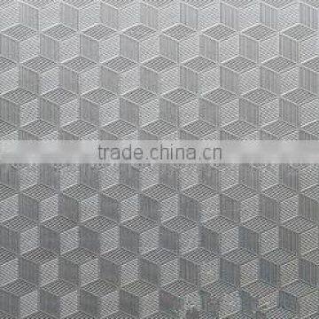 Gold supplier sus304 stainless steel embossed plate