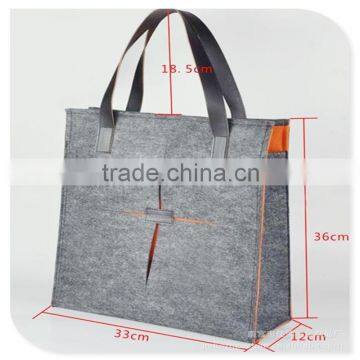 hot sale of felt tote bags with different color and size