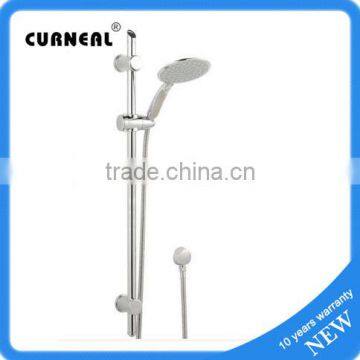 Modern Chrome Bathroom Stylish Shower Slider Rail Kit Set Suitable for low pressure systems