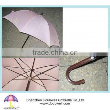 leather handle automatic umbrella