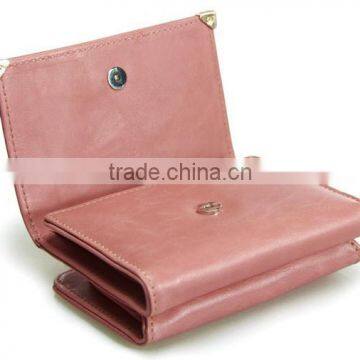 Vintage Genuine Leather Short Women Wallet photo-3