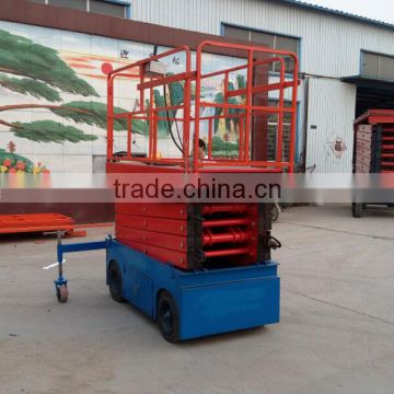 China manufacturer !ISO certificated!6m self-propelled hydraulic electric scissor lifts