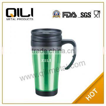 16oz your own plastic travel mug with different color