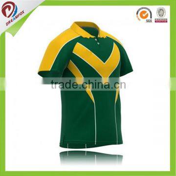 Sublimated cricket shirts custom new design cricket jerseys