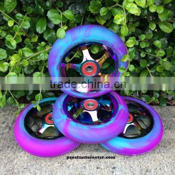 Fashional Rainbow Scooter Wheels China Manufacturer Supplier