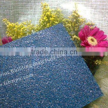 Dark blue polycarbonate diamond embossed solid sheet